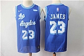 Lakers 23 Lebron James Blue Throwback Nike Swingman Jersey,baseball caps,new era cap wholesale,wholesale hats